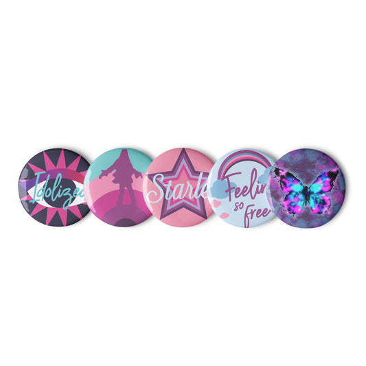 STARLET 5-pack Button Pins